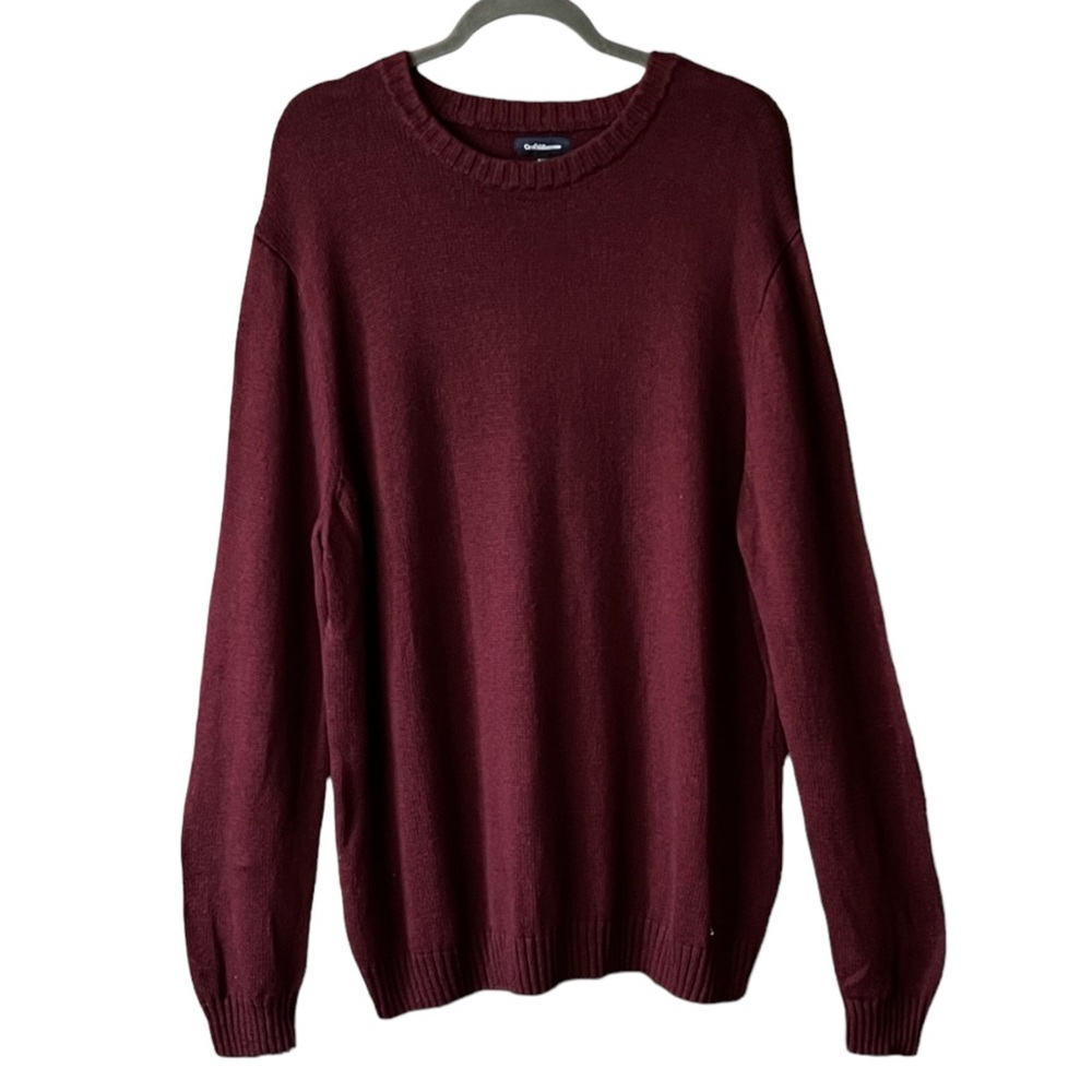 Mens Slouchy Oversize Soft Crew neck Sweater